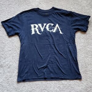 RVCA men's navy blue graphic tee, medium, Artist Network Program